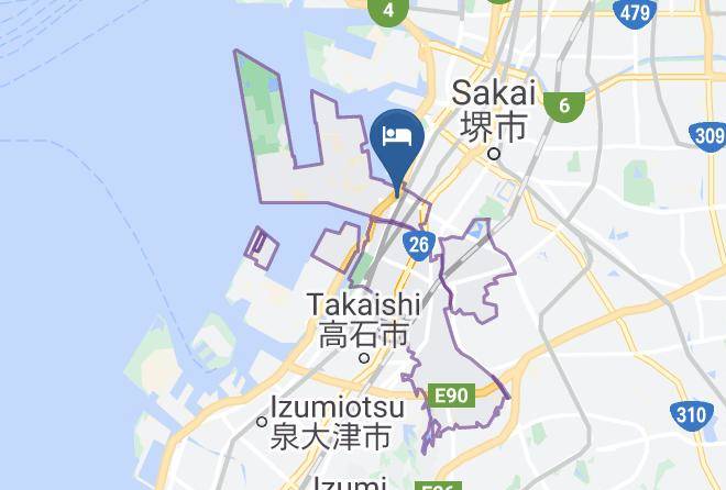 Sakai City Nishi Ward - Rinkai Hotel Ishizu Maps
