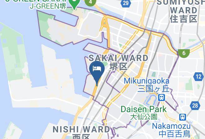 Sakai City Sakai Ward - Rinkai Hotel Kita Maps
