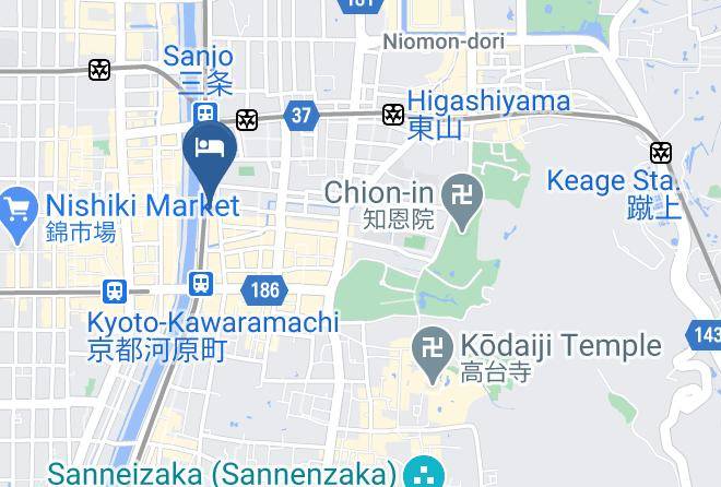 Kyoto City Higashiyama Ward - Rinn Gion Nawate Maps