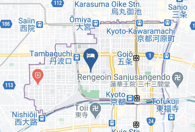 Kyoto City Shimogyo Ward - Rinn Hanayacho Kisaragi Maps