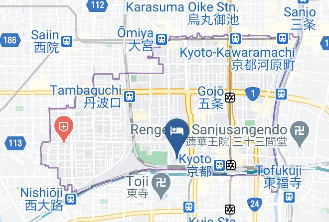 Kyoto City Shimogyo Ward - Rinn Kamiebisu Maps