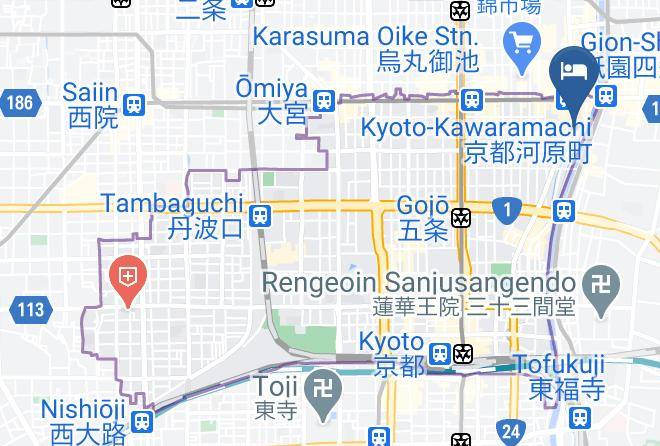 Kyoto City Shimogyo Ward - Rinn Shijo Takasegawa North Maps