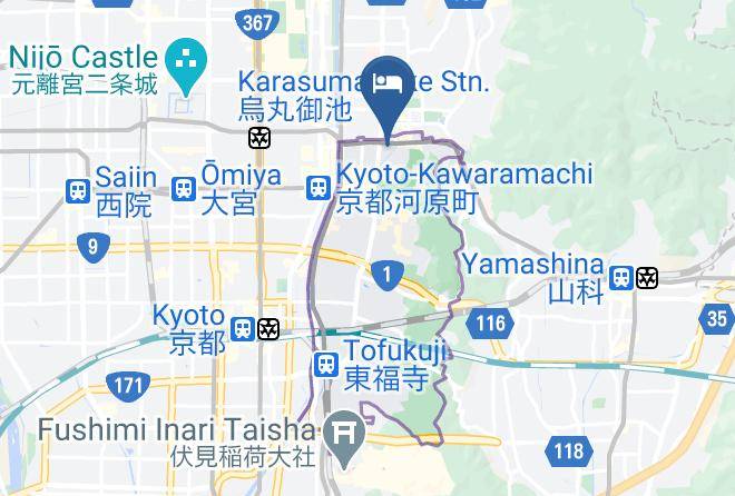 Kyoto City Higashiyama Ward - Rinn Shirakawa South Maps