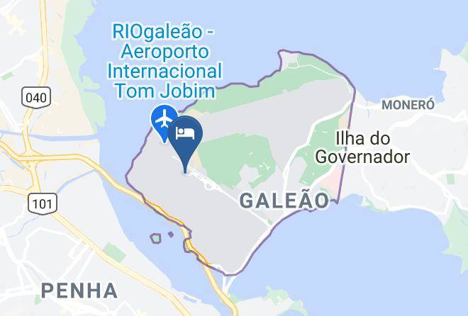 Rio Aeroporto Hotel Map