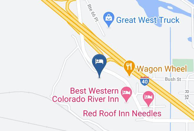 San Bernardino - Rio Del Sol Inn Needles Maps