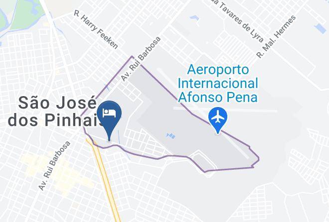 Sao Jose Dos Pinhais - Rio Hotel By Bourbon Curitiba Aeroporto Maps