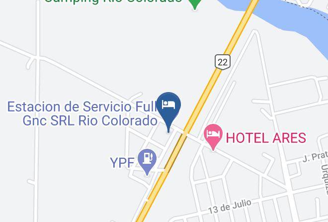 Pichi Mahuida - Rio Hotel Maps