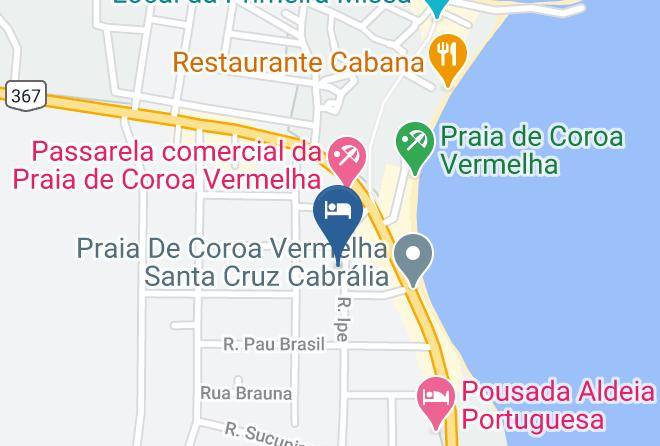 Santa Cruz Cabralia - Rio Jardim Praia Hotel Maps