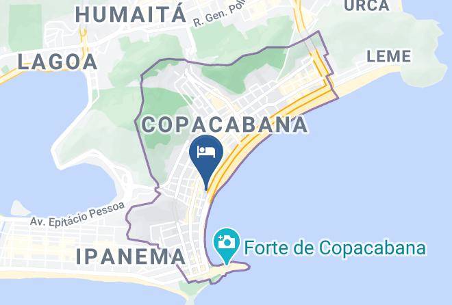Rio De Janeiro Acabana - Rio Othon Palace Hotel Maps