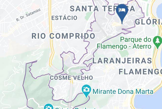 Rio De Janeiro Santa Teresa - Hotel Rio Panoramic Maps