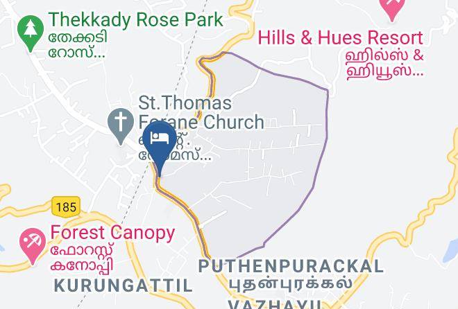 Peerumade - Rio Periyar Holidays Best Resort In Thekkady Maps