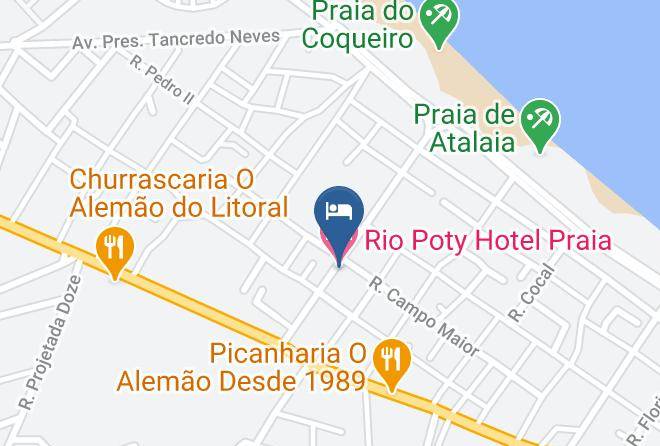 Luisreia - Rio Poty Hotel Praia Maps