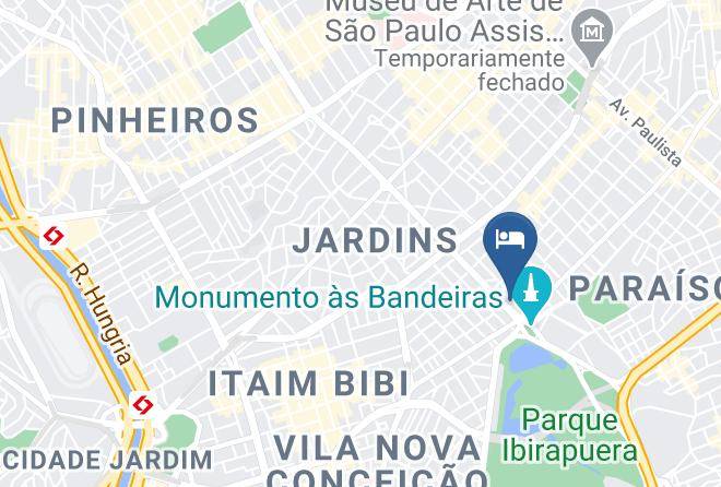 Sao Paulo Jardim Paulista - Rio Quente Vacation Club Maps
