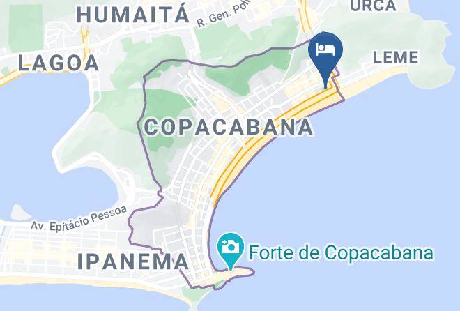 Rio De Janeiro Acabana - Rio Spot Atlantica 1212 Maps