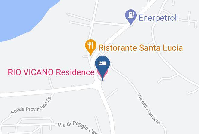 Viterbo - Rio Vicano Residence Hotel Maps