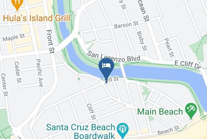 Santa Cruz - Rio Vista Inn & Suites Maps