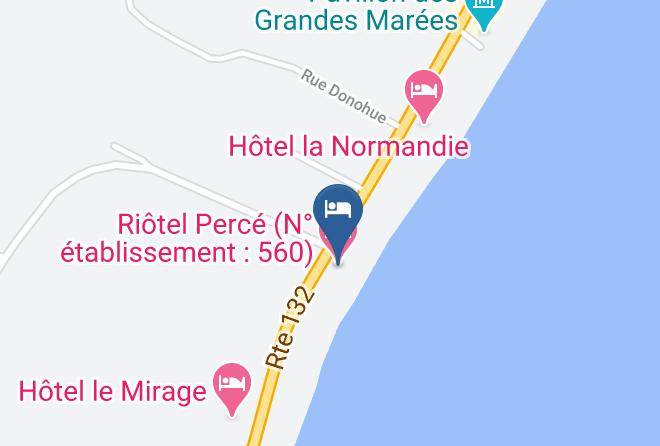 Le Rocher Perce Regional County Municipality - Riotel Perce Maps