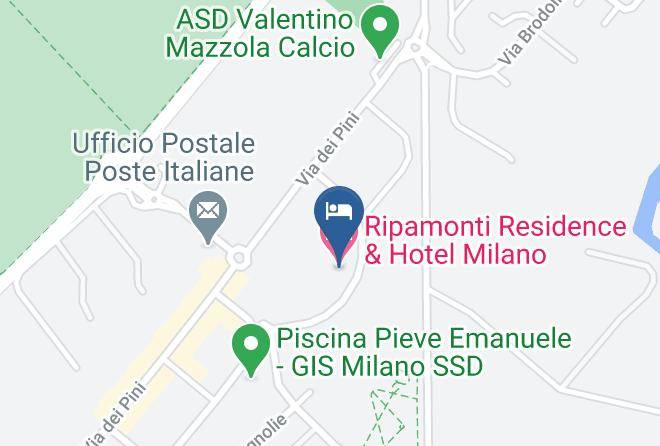 Ripamonti Residence & Hotel Milano Map