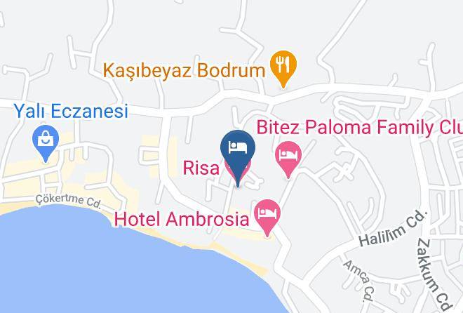 Bodrum - Risa Hotel Maps