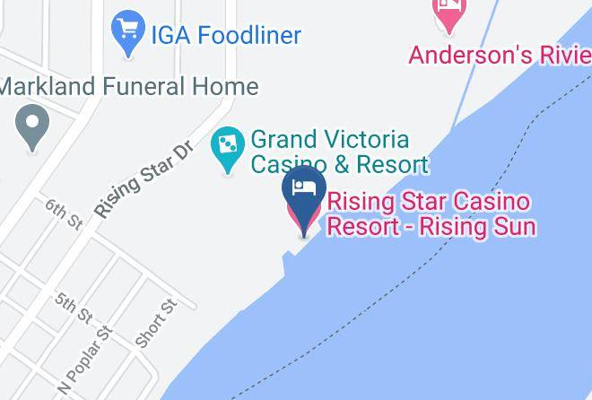 Rising Star Casino Resort Rising Sun Map