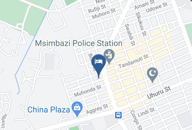 Kinondoni - Rising Sun Hotel Maps