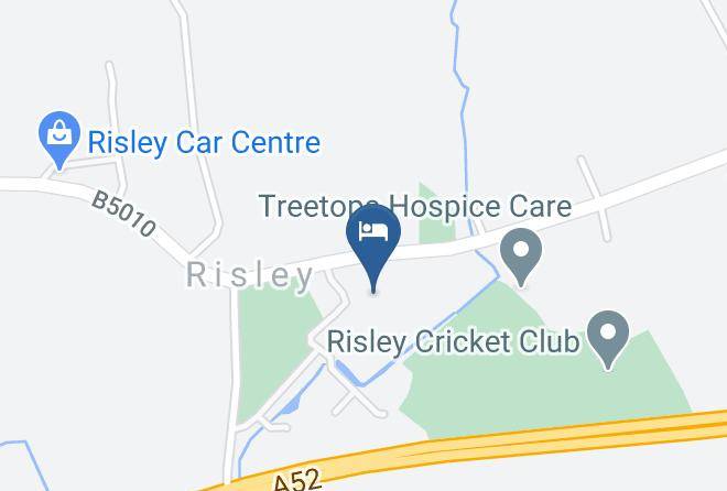 Derbyshire - Risley Hall Hotel Maps