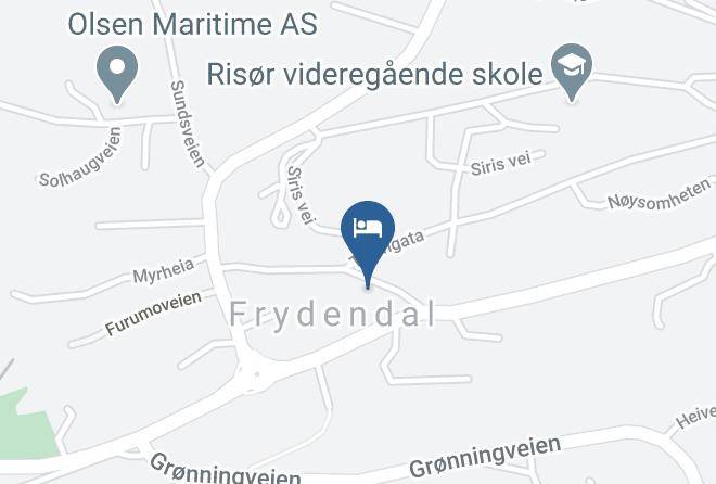 Risor - Risor Pensjonat Maps