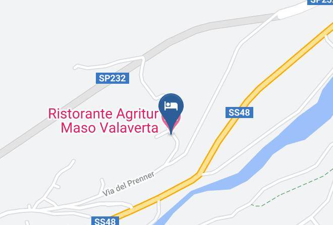 Trento - Ristorante Agritur Maso Valaverta Maps