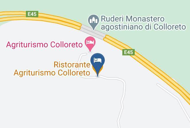 Cosenza - Ristorante Agriturismo Colloreto Maps