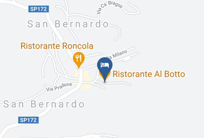 Bergamo - Ristorante Al Botto Maps