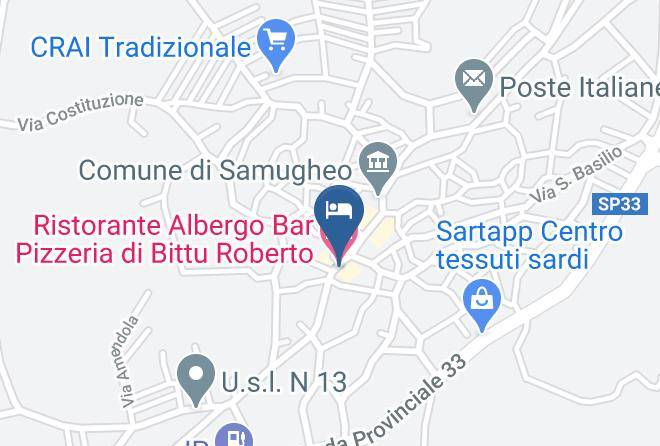 Oristano - Ristorante Albergo Bar Pizzeria Di Bittu Roberto Maps