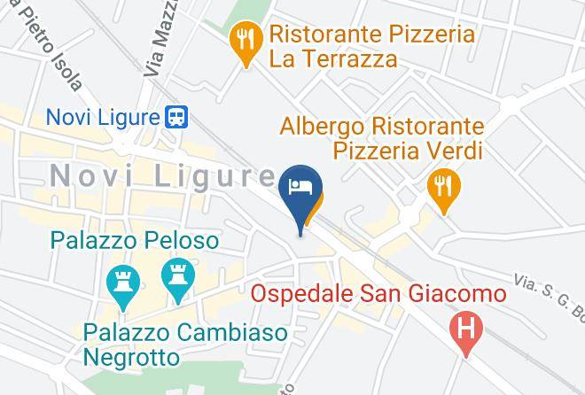 Alessandria - Ristorante Albergo Corona Maps