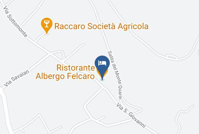 Gorizia - Ristorante Albergo Felcaro Maps