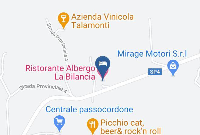 Pescara - Ristorante Albergo La Bilancia Maps