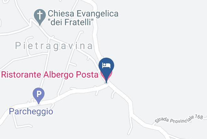 Pavia - Ristorante Albergo Posta Maps
