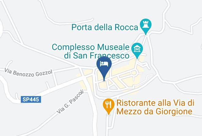 Perugia - Ristorante Albergo Ringhiera Umbra Maps