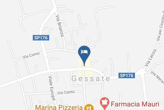 Milan - Ristorante Albergo Roma Maps