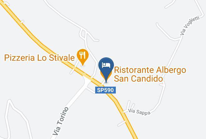 Alessandria - Ristorante Albergo San Candido Maps
