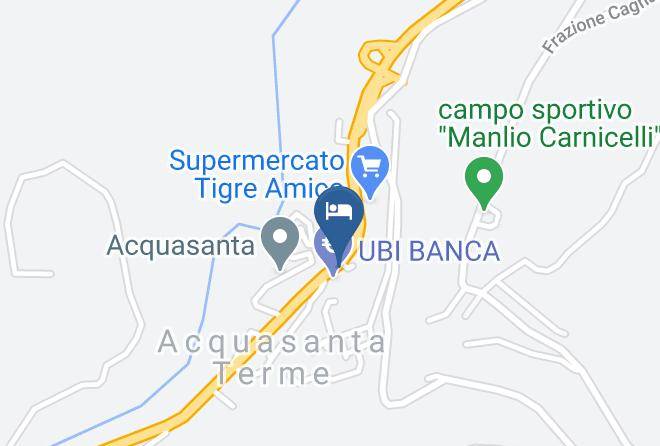 Ascoli Piceno - Ristorante Albergo Terme Maps