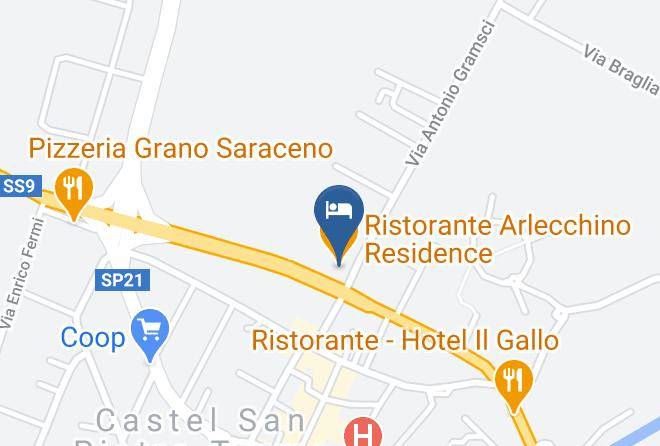 Bologna - Ristorante Arlecchino Residence Maps