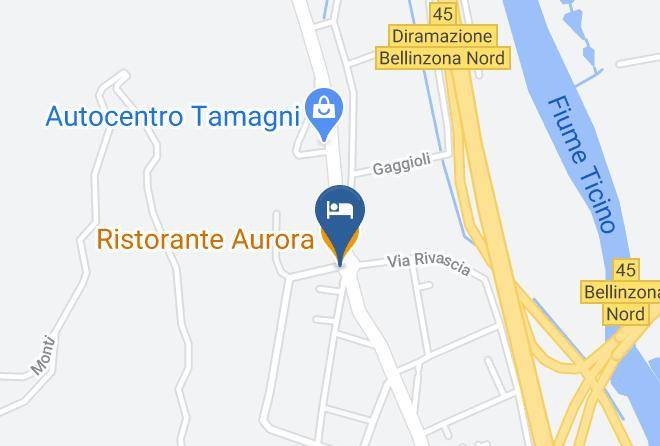 Bellinzona - Ristorante Aurora Maps