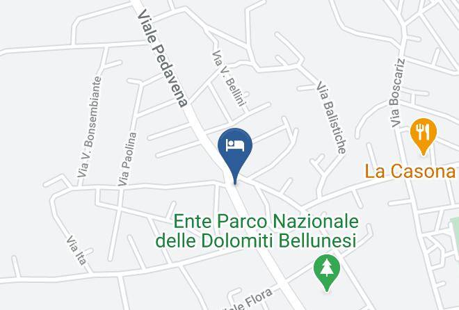 Belluno - Ristorante Bar Albergo La Cesa Maps