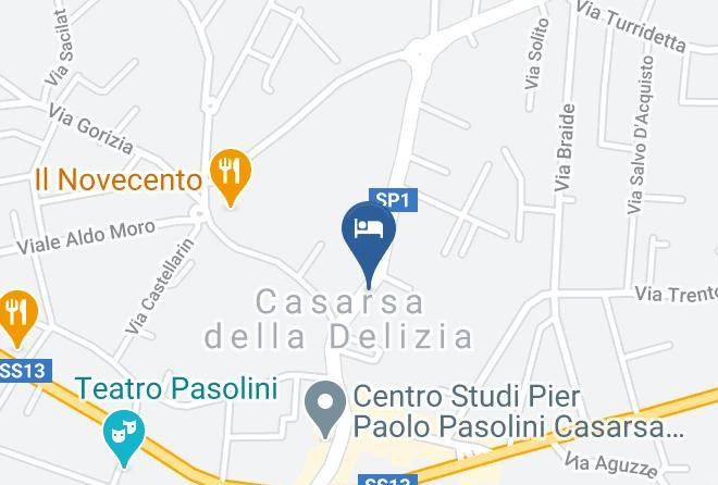 Pordenone - Ristorante Bar Locanda Cinque Spaghi Maps