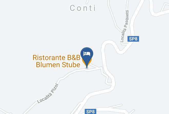 Trento - Ristorante B&b Blumen Stube Maps