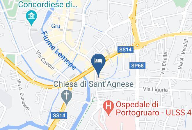 Venice - Ristorante B&b La Dogana Maps