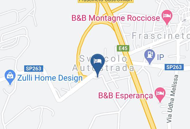 Cosenza - Ristorante B&b Tre Stelle Maps