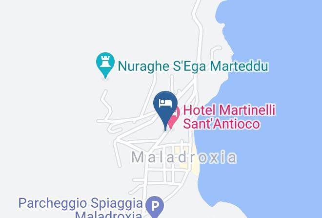 Province Of South Sardinia - Hotel Ristorante Martinelli Maps