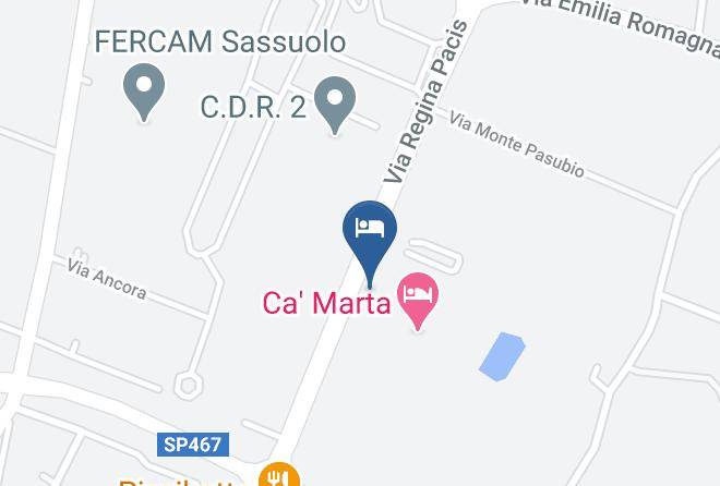 Modena - Ristorante Ca' Marta Maps