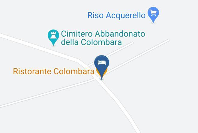 Vercelli - Ristorante Colombara Maps