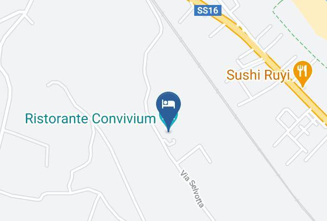 Chieti - Ristorante Convivium Maps